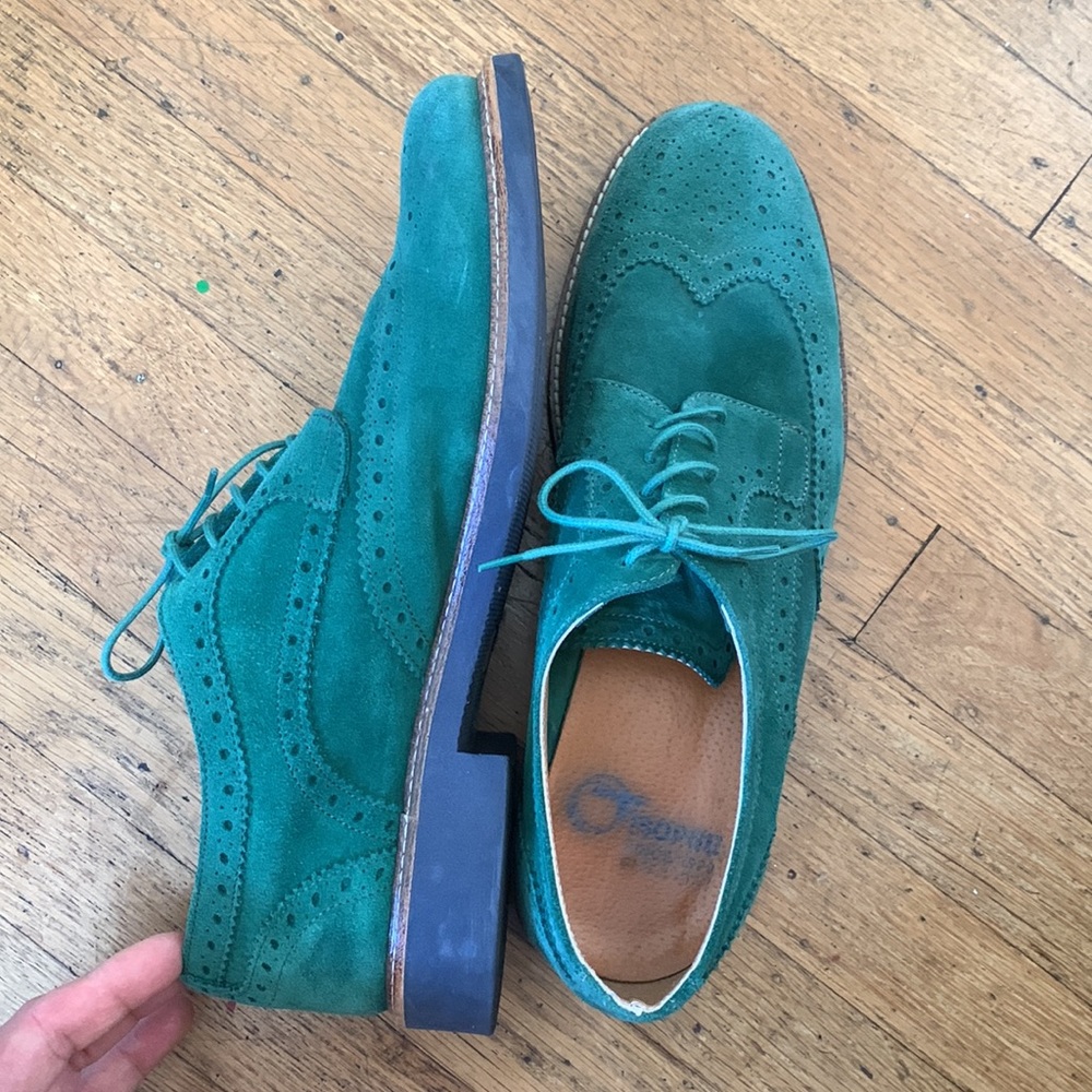 Italian Suede Oxfords - Picture 9 of 11